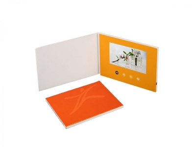 Custom Design 5 inch Video Card Advertising Video Brochure for Promotion